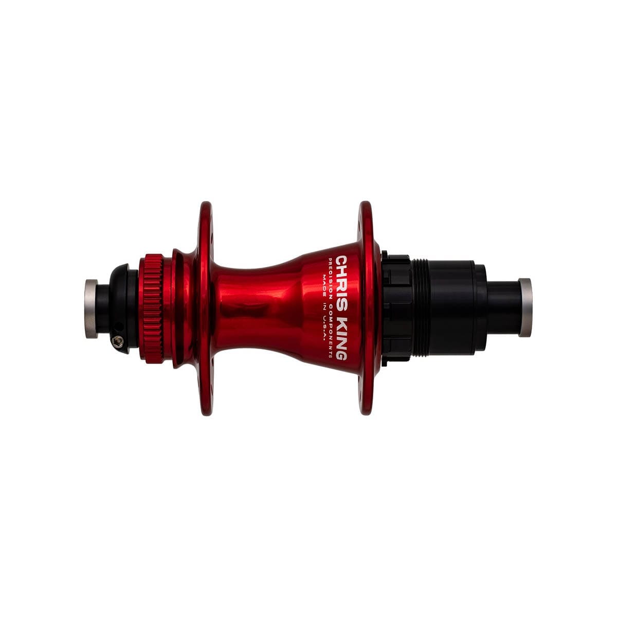 Moyeu Arrière CHRIS KING R45D 12x142 mm Rouge 24 Trous (Corps Sram)