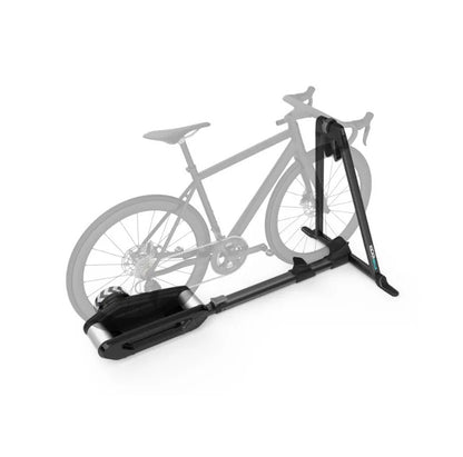 KICKR ROLLR Smart Trainer — Ander aanzicht met afgebeelde fiets, niet inbegrepen