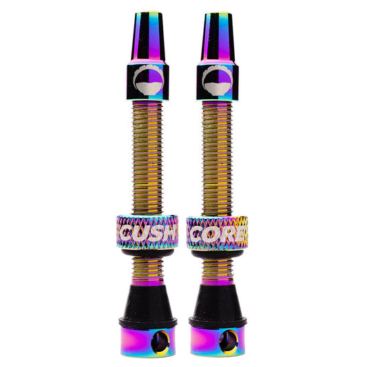 Paire de Valves Tubeless CUSHCORE 44 mm Pétrole