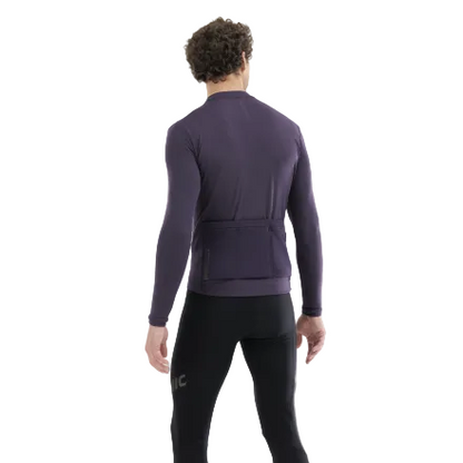 Maillot MAVIC AKSIUM THERMO Manches Longues Purple