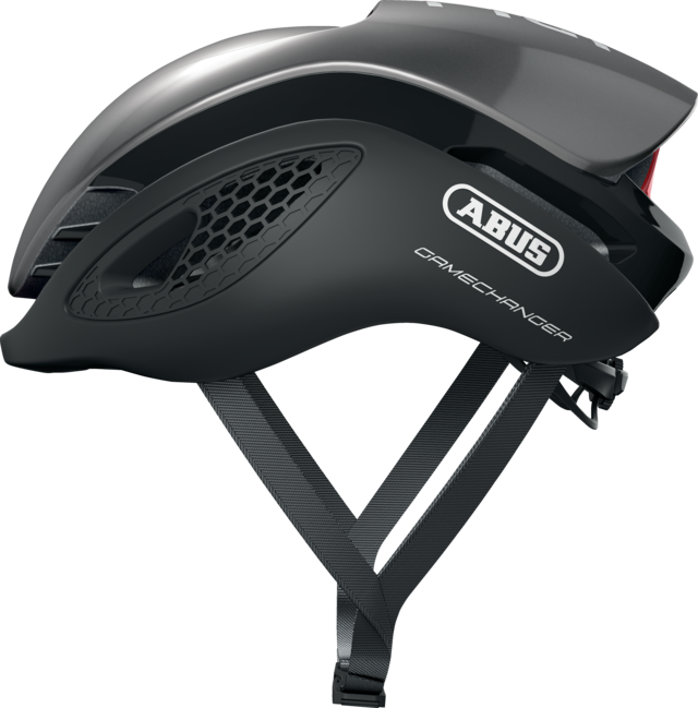 Casque Route ABUS GAMECHANGER Gris Foncé