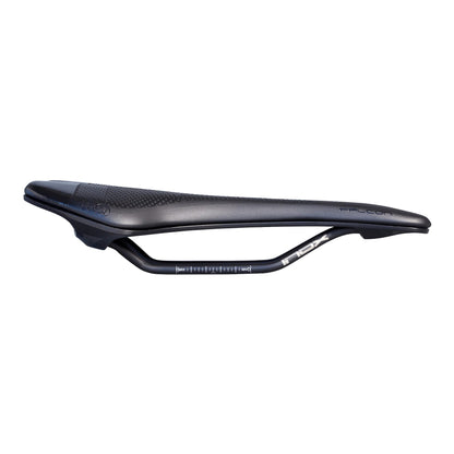 Zadel PRO FALCON GEL 142mm Rails Inox Zwart