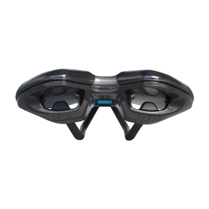 Zadel PRO FALCON GEL 142mm Inox Rails Zwart