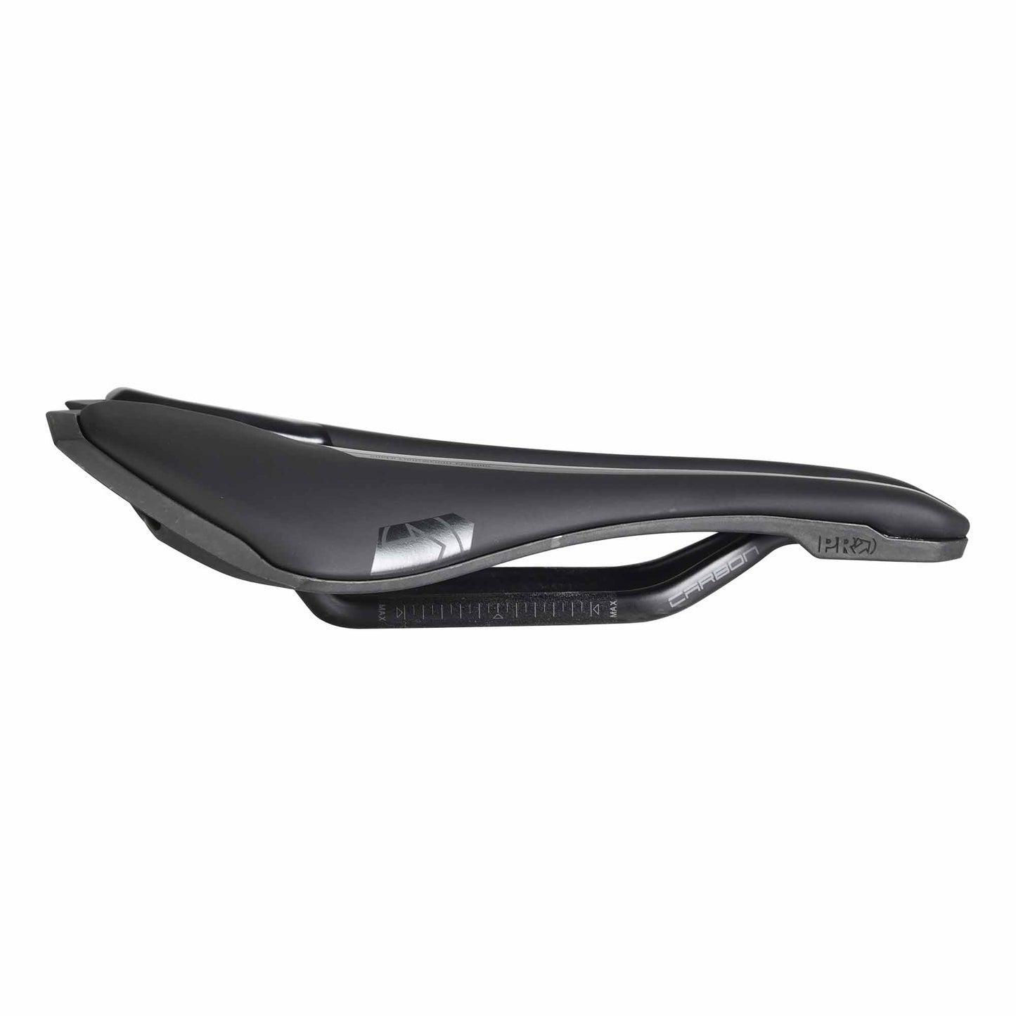 Selle PRO STEALTH TEAM 142 mm Rails Carbone Noir