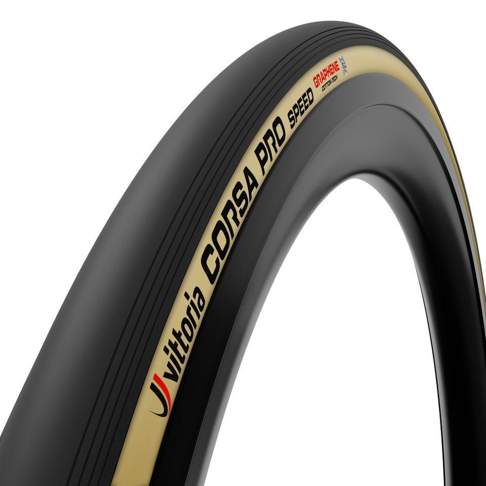 Pneu VITTORIA CORSA PRO SPEED Graphene G2.0 700c Tubeless Ready Souple Beige