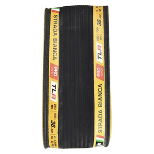 Band CHALLENGE STRADA BIANCA PRO 700x36C Tubeless Ready Zwart