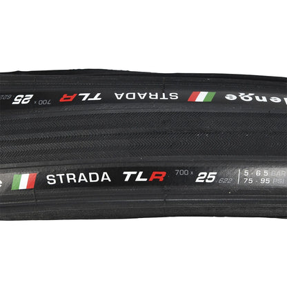 Band CHALLENGE STRADA 700x25c Tubeless Ready Soepel Zwart