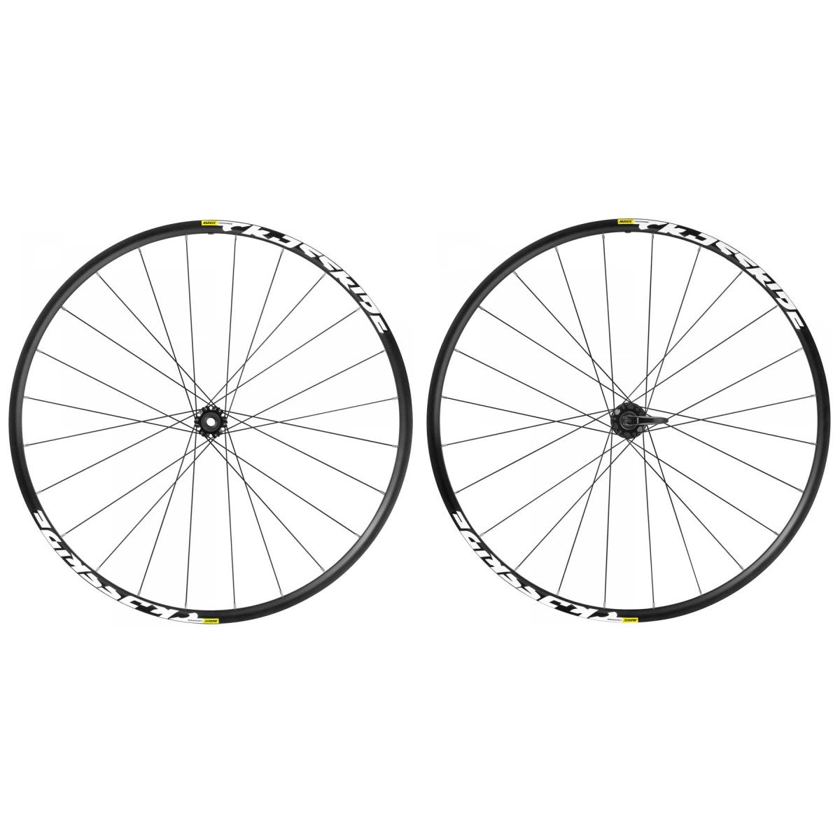 Paar MAVIC CROSSRIDE FTS-X 26" Shimano HG 6-gaats wielen