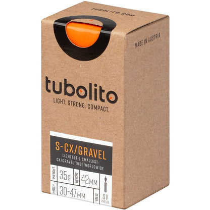 Binnenband TUBOLITO S-TUBO CX/gravel 700x 30/47 Presta 42mm Oranje