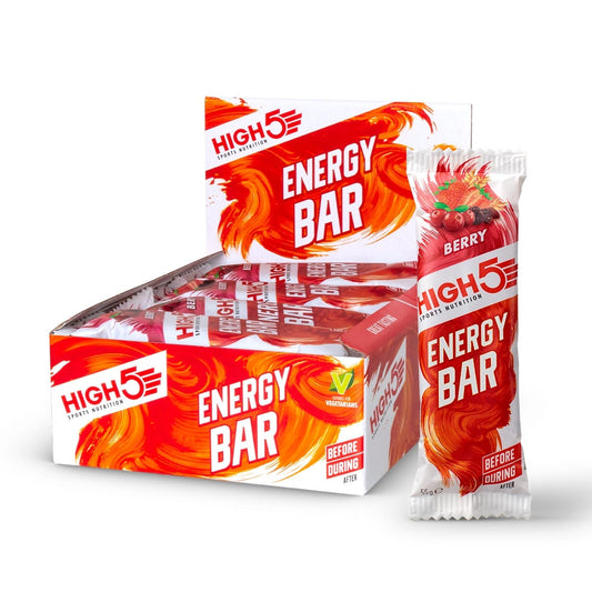 Barre Énergétique HIGH5 ENERGY BAR (55g) Fruits rouges