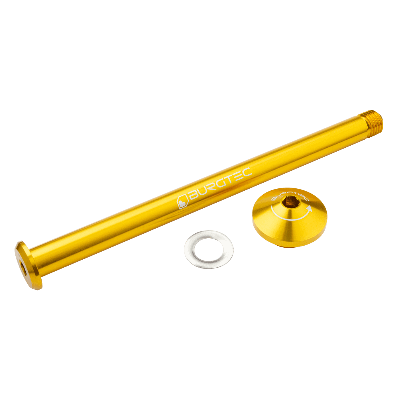 BURGTEC 171 mm achterwielas voor Yeti Gold-frame