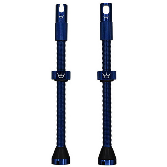 PEATY'S x Chris King MK2 Presta 80 mm Tubeless ventielen (x2) Navy