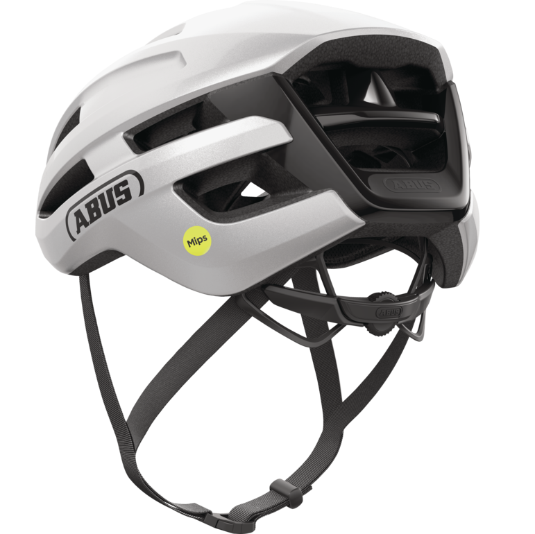 Casque Route ABUS POWERDOME MIPS Argent