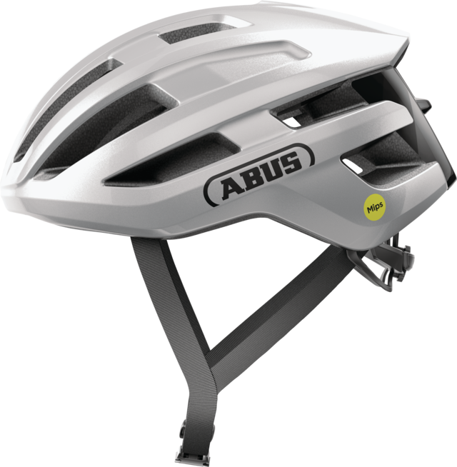 Casque Route ABUS POWERDOME MIPS Argent