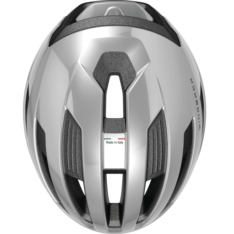 Casque Route ABUS WINGBACK Argent