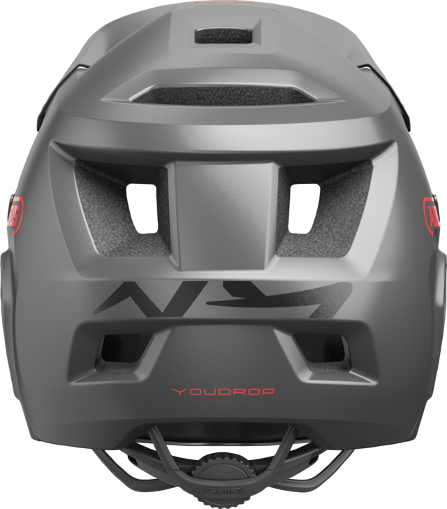 Casque VTT ABUS YOUDROP FF Junior Ti Silver