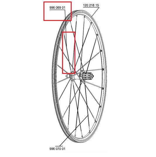 10-SPAAKS KIT MAVIC AV/AR CROSSRIDE UB 08 ZWART