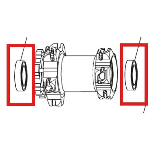 KIT LAGERS MAVIC D6T 9/12/15 NAAF 20X32X7 (6804)