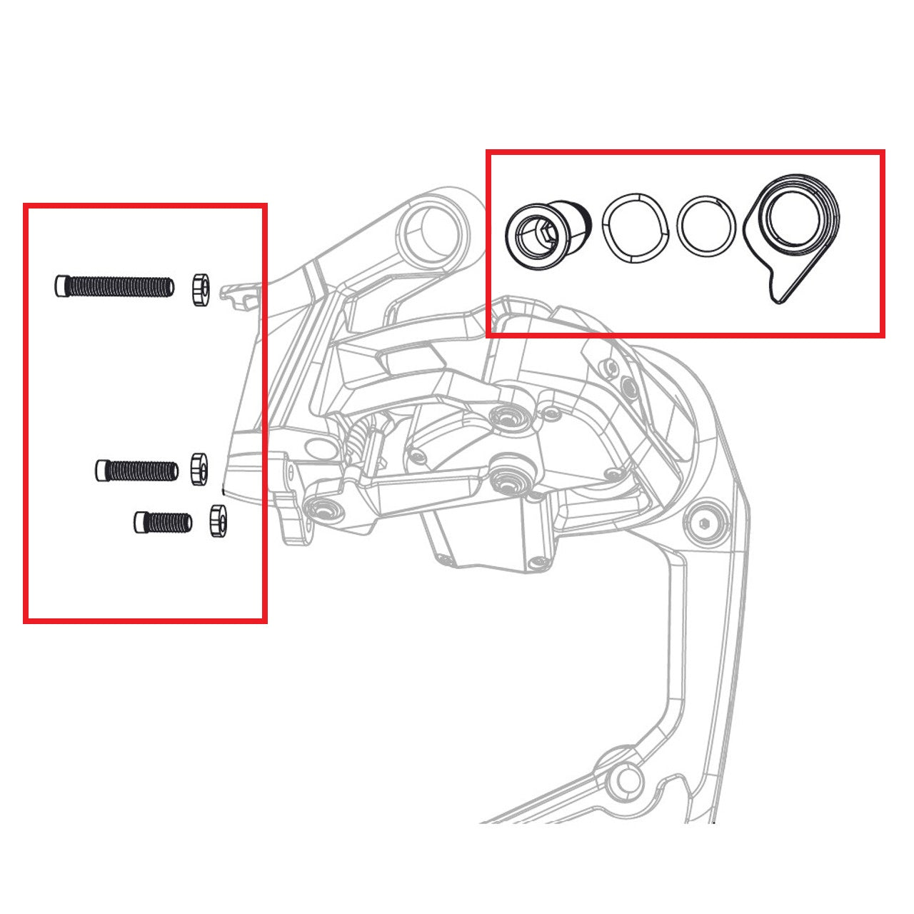 Vis de Butée Dérailleur Arrière SRAM RED AXS E1 Max 36 Dents