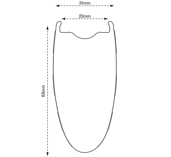 Voorwiel SCOPE Artech 8.T Tubeless Ready (Centerlock) Wit