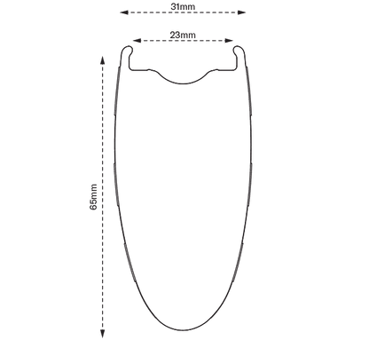 Voorwiel SCOPE Artech 8.T Tubeless Ready (Centerlock) Zwart