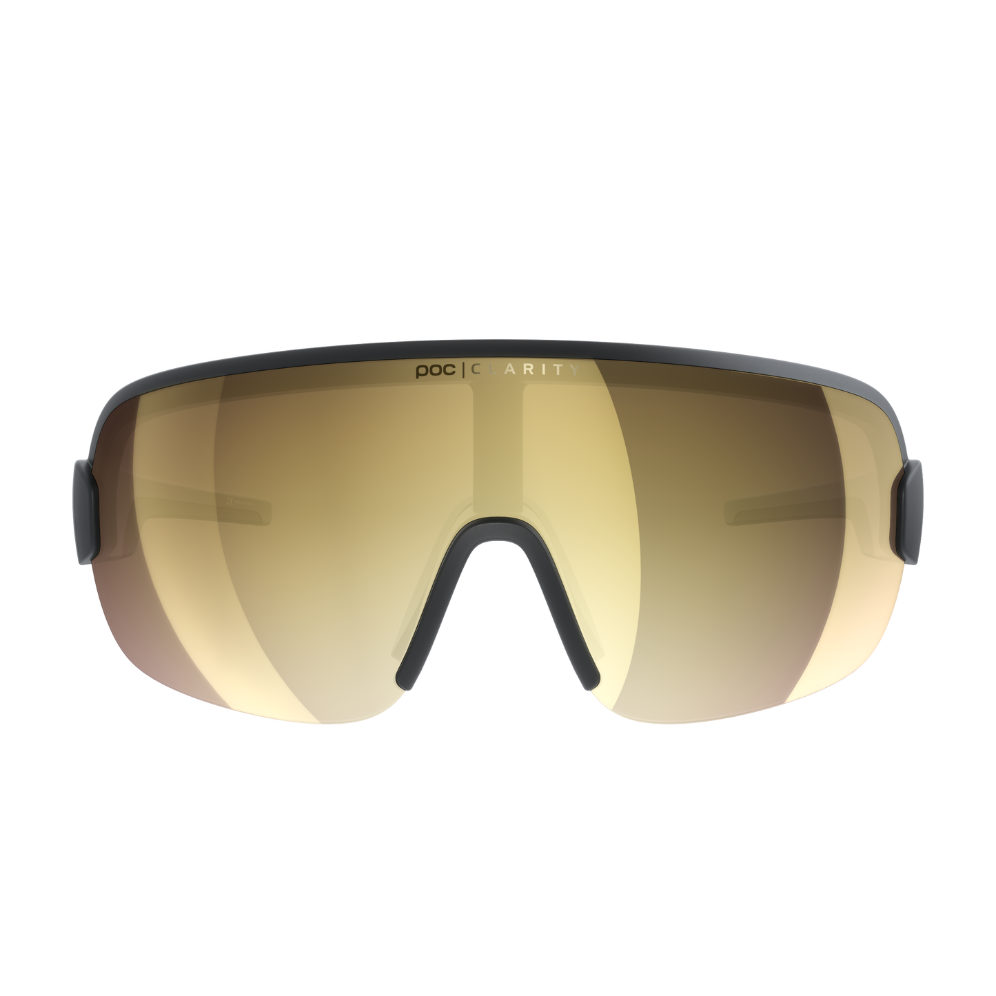 Lunettes POC AIM Noir Verre Clarity Road Partly Sunny Gold