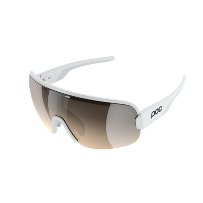 Lunettes POC AIM Blanc Verre Clarity Trail Partly Sunny Silver