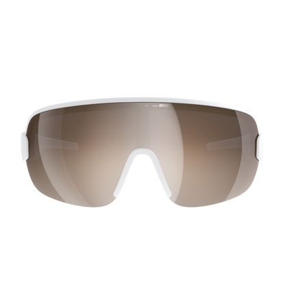 Lunettes POC AIM Blanc Verre Clarity Trail Partly Sunny Silver