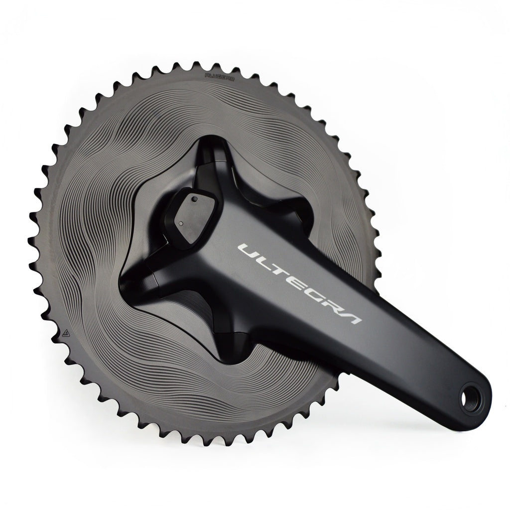 Paire de Plateaux 12V ALUGEAR AERO 110 BCD pour Shimano Noir