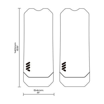Protection Adhésive pour Pédalier ALL MOUNTAIN STYLE Transparent