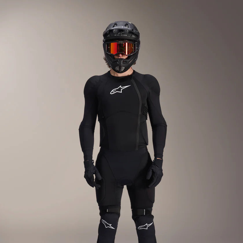 ALPINESTARS A-IMPACT PLASMA Lange Mouw Zwart/Wit Beschermingsvest