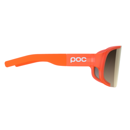 POC ASPIRE MID bril Fluooranje Translucent Clarity Road Partly Sunny Gold glas