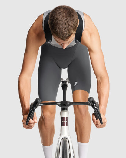 Kort Bretelles Cuissard ASSOS EQUIPE R S11 Grijs