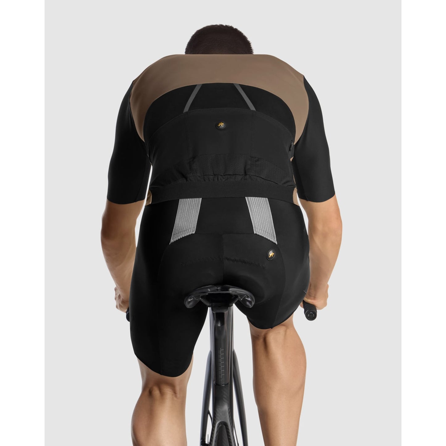 ASSOS EQUIPE RS S11 Korte Mouw Trui Zwart/Beige