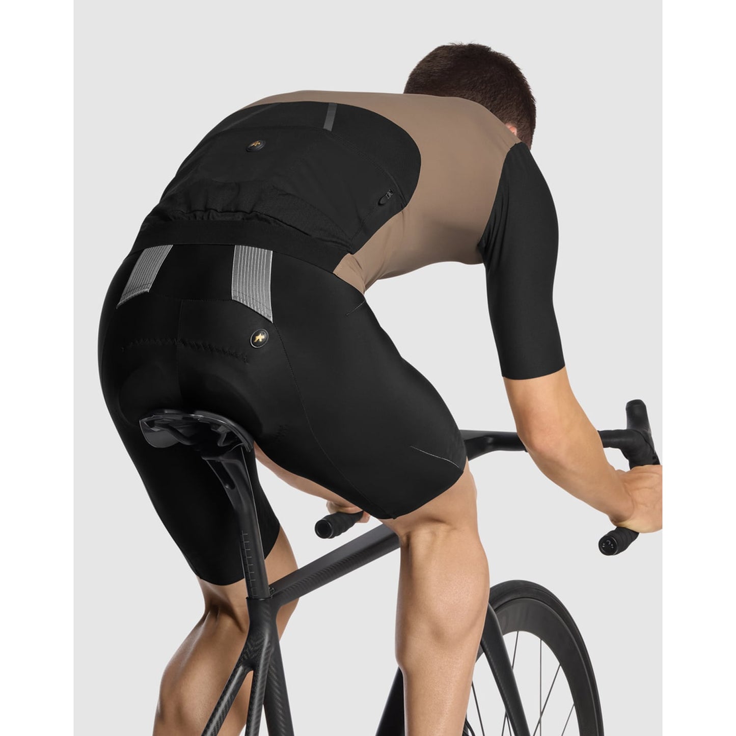 ASSOS EQUIPE RS S11 Korte Mouw Trui Zwart/Beige