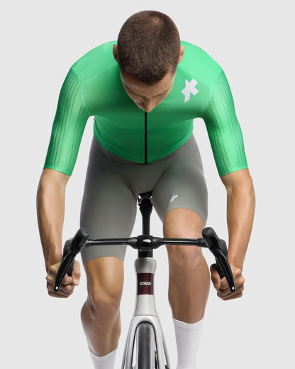 Shirt ASSOS EQUIPE RS S11 Korte Mouwen Groen