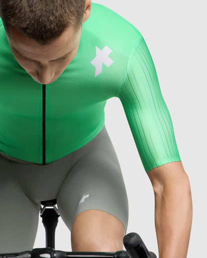 Shirt ASSOS EQUIPE RS S11 Korte Mouwen Groen