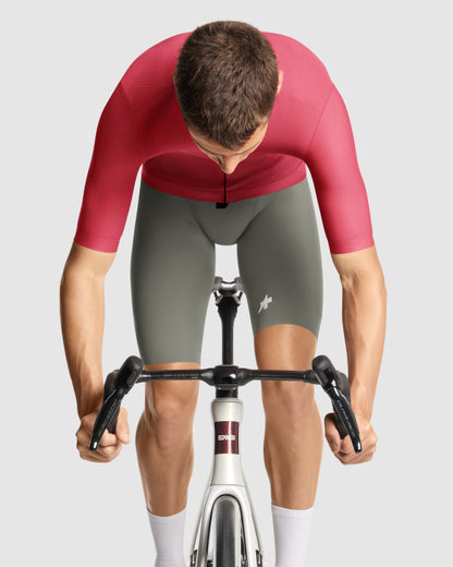 Wielershirt ASSOS EQUIPE R S11 Korte Mouwen Berry