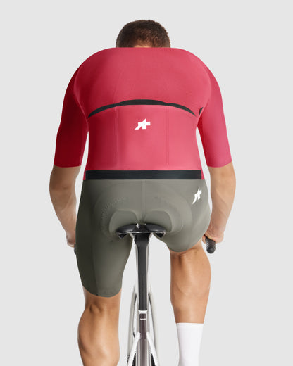 Wielershirt ASSOS EQUIPE R S11 Korte Mouwen Berry