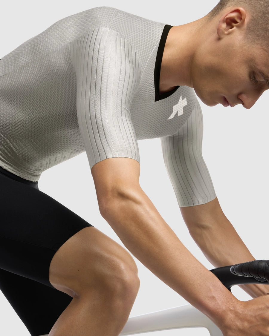 ASSOS EQUIPE RSR S11 Korte Mouw Trui Grijs