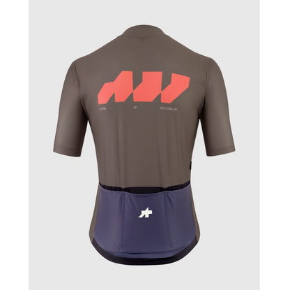 Fietsshirt ASSOS EQUIPE R S11 We are the A Korte Mouwen Bruin