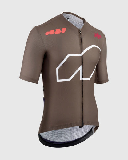 Fietsshirt ASSOS EQUIPE R S11 We are the A Korte Mouwen Bruin