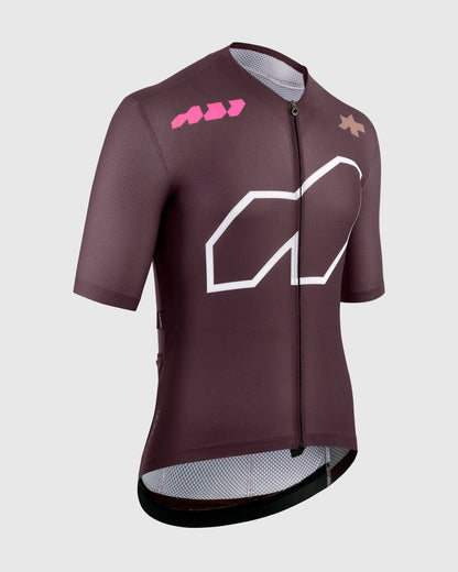 Shirt ASSOS EQUIPE R S11 We are the A Korte Mouwen Bordeauxrood