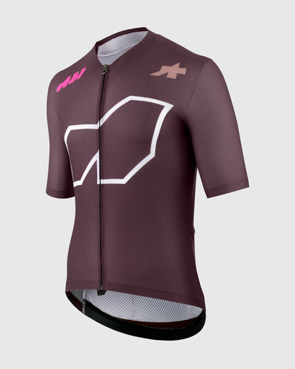 Shirt ASSOS EQUIPE R S11 We are the A Korte Mouwen Bordeauxrood