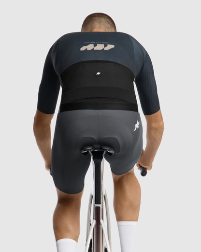 Shirt ASSOS EQUIPE RS S11 Something to Say Korte Mouwen Blauw