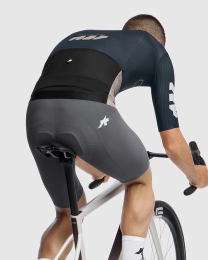 Shirt ASSOS EQUIPE RS S11 Something to Say Korte Mouwen Blauw
