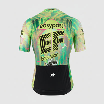 ASSOS MILLE GT S11 EVO EDUCATION FIRST Fietsshirt Korte Mouwen Groen/Geel