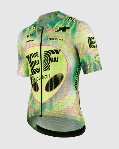 ASSOS MILLE GT S11 EVO EDUCATION FIRST Fietsshirt Korte Mouwen Groen/Geel