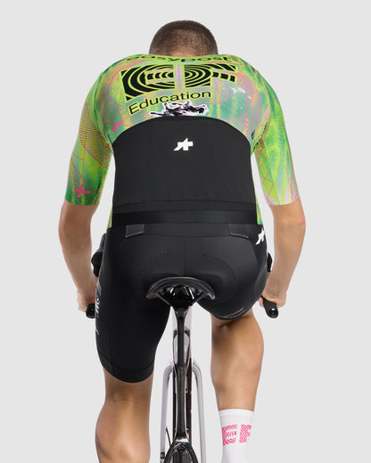ASSOS MILLE GT S11 EVO EDUCATION FIRST Fietsshirt Korte Mouwen Groen/Geel