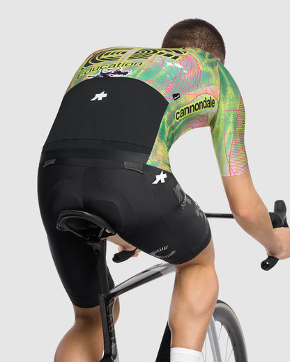 ASSOS MILLE GT S11 EVO EDUCATION FIRST Fietsshirt Korte Mouwen Groen/Geel